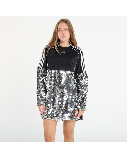 Adidas Originals Black Adidas Adilenium Season 4 Teamgeist Sequins Mini Dress