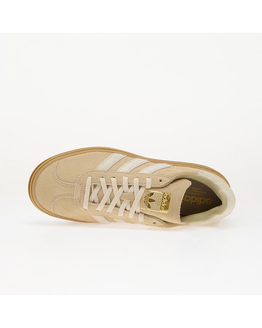 Adidas Originals Sneakers Adidas Gazelle Bold W Stokha/ Crew/ Metallic Eur in het Natural