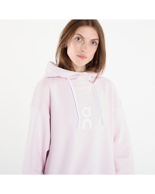 On Shoes White Sweatshirt Club Hoodie