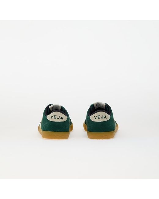 Veja Green Sneakers W Volley Suede Poker_Pierre