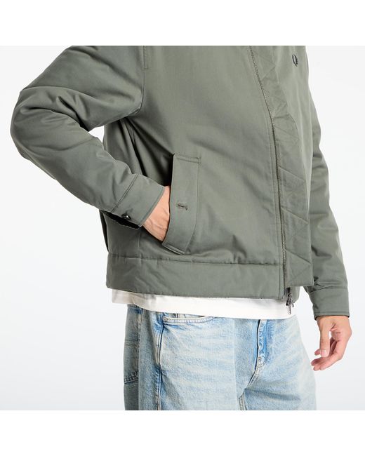 Giacca Cotton Caban Jacket Laurel W Grn di Fred Perry in Green da Uomo