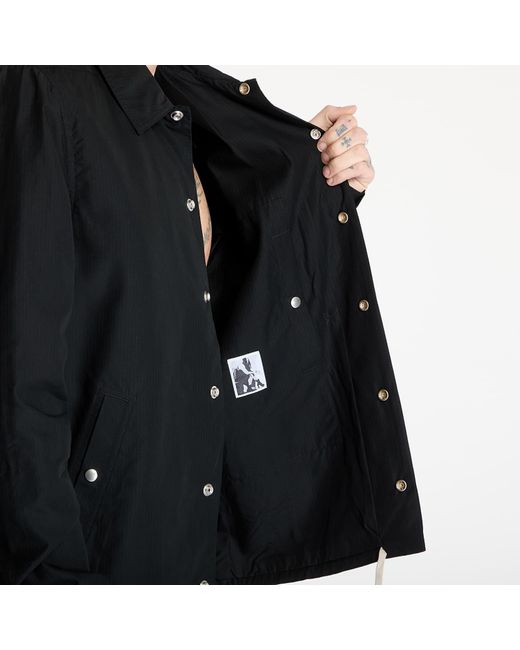 Rick Owens Jas Snapfront Jacket in het Black voor heren
