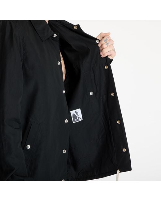 Rick Owens Black Jacket Snapfront Jacket for men