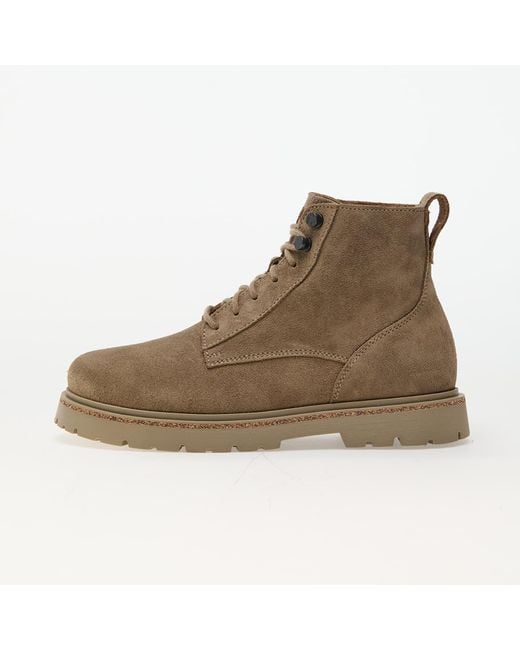 Birkenstock Sneakers Highwood Lace Mid W Leather Velvet Eur in het Brown