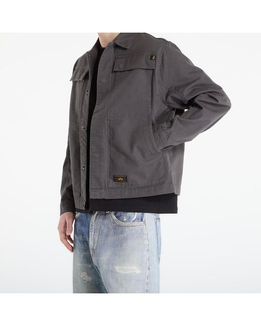 Alpha Industries Gray Jacket Chore Coat for men