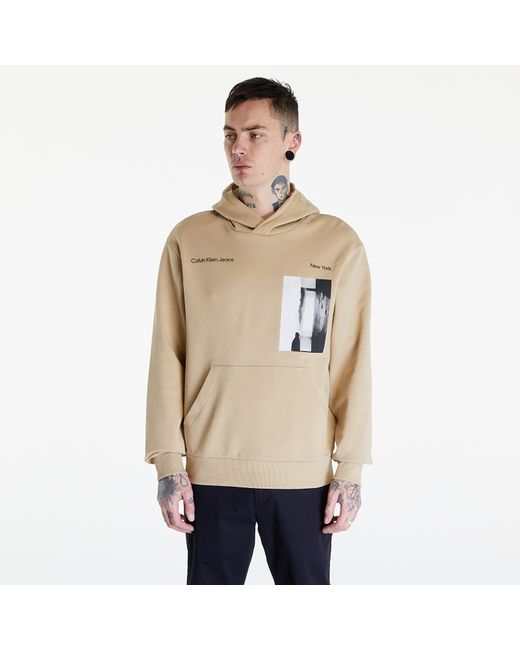 Calvin Klein Natural Jeans Serenity Multi Graphic Hoodie Unisex for men