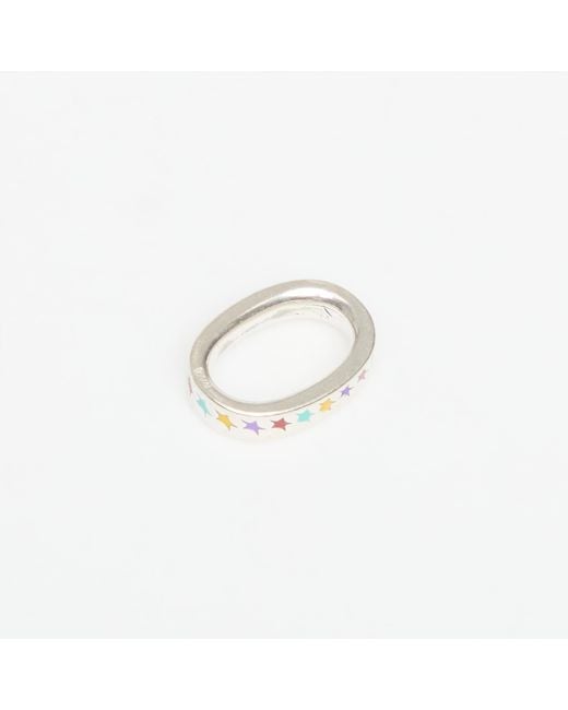 Twojeys White Enameled Icon Link M