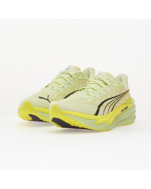 PUMA Yellow Deviate Nitro 4 Sneaker for men