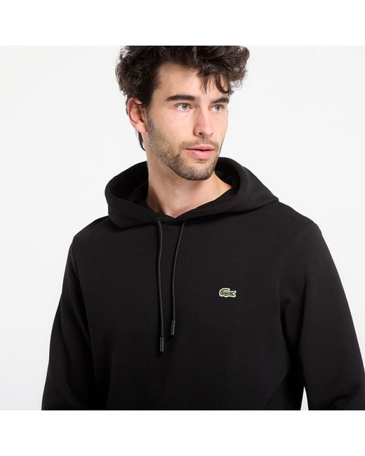 Lacoste Sweatshirt Sweatshirt in het Black voor heren