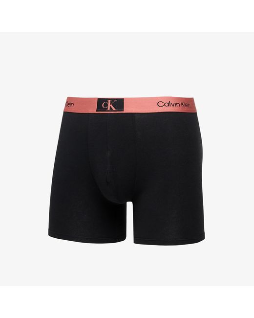 Calvin Klein Black Cotton Stretch Boxer Brief 3-pack for men
