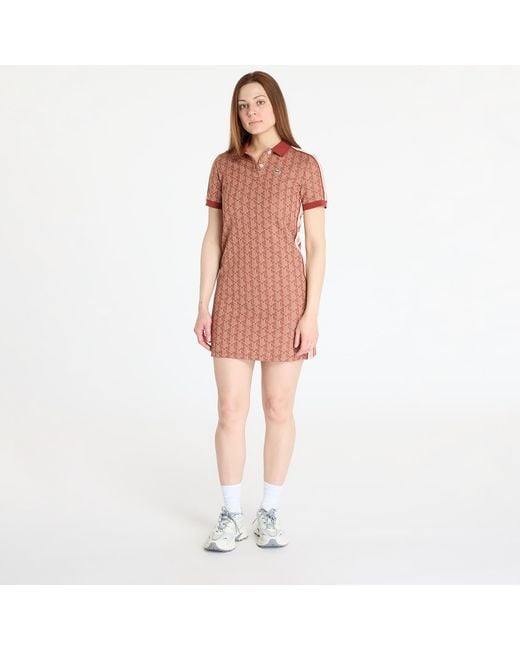 Lacoste Brown Jacquard Dress Iberis/ Latte
