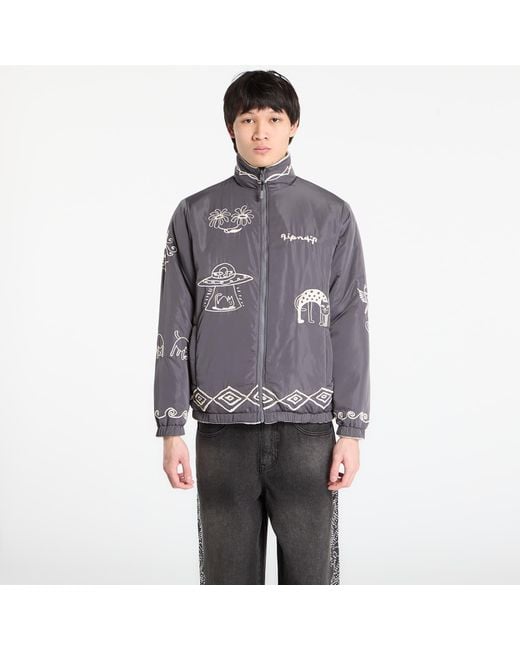 RIPNDIP Gray Jacket Blonded Reversible Jacket for men