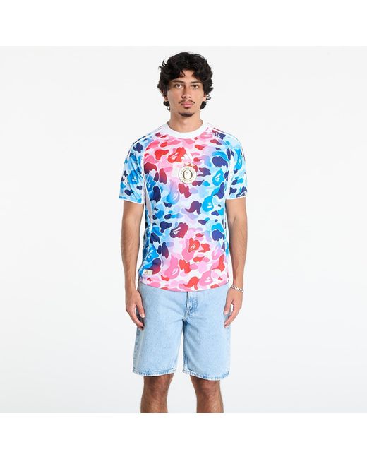 adidas Originals T-Shirt Adidas X Bape Fb Jersey in Blue for Men