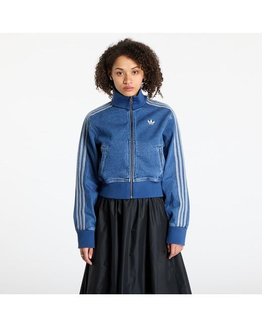 Veste adidas adicolor denim track top blue/ indigo denim l Adidas Originals
