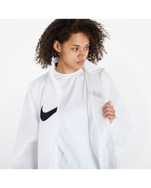 Nsw essential woven jacket hbr white/ black Nike