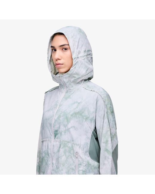Y-3 Blue Jacket Aop Running Jacket