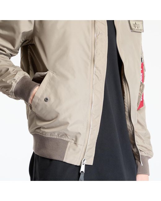 Giacca Alpha Industries Ma-1 Ttc Two Tone Contrast di Alpha Industries in Gray da Uomo