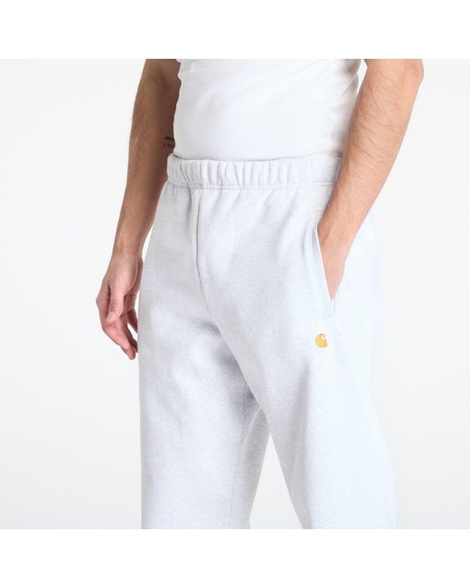 Carhartt Jogginghosen Chase Sweat Pant Ash Heather in White für Herren