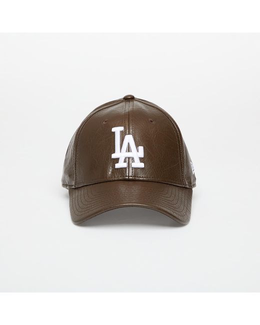 Mlb Crinkled Pu 9Forty Los Angeles Dodgers Walnut di KTZ in Brown