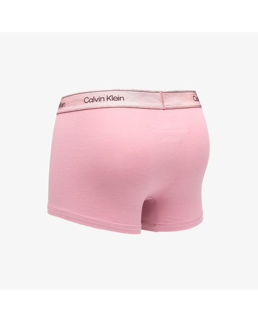 Calvin Klein Boxershorts Trunk 3-Pack in Pink für Herren