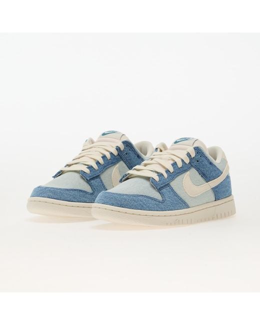 Sneakers Wmns Dunk Low Smokey/ Pale Ivory-Denim Turq-Ochre-Barely Volt Eur di Nike in Blue