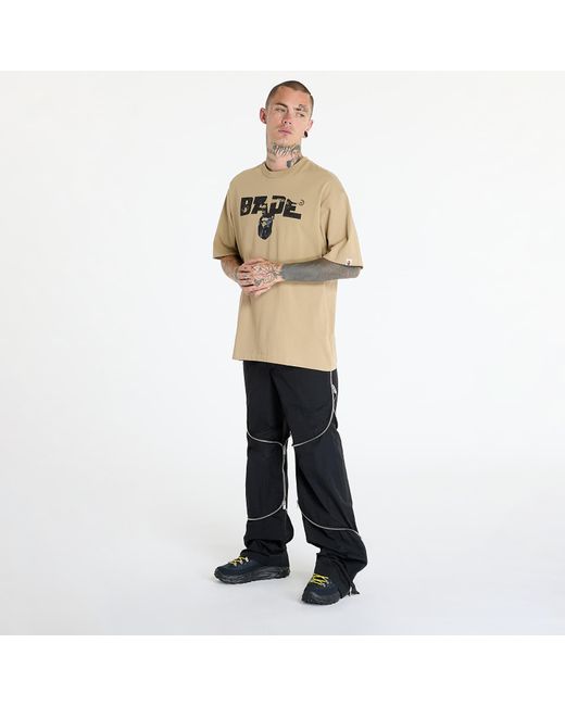 A Bathing Ape Natural T-Shirt Bape Army Relaxed Fit Tee for men