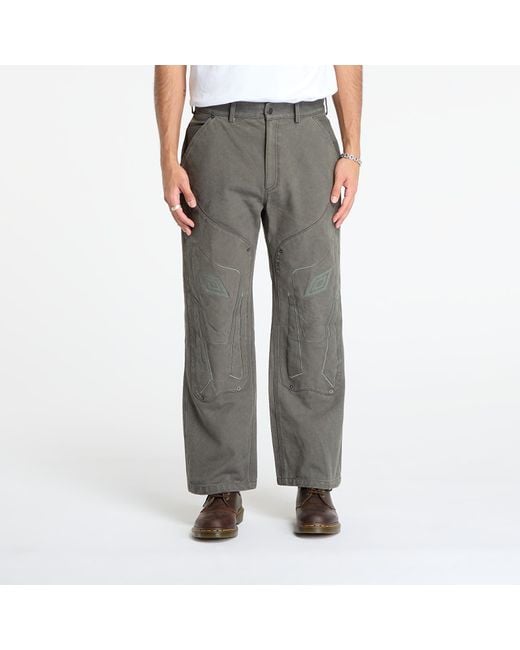 Umbro Gray Pants Shinguard Canvas Pants for men