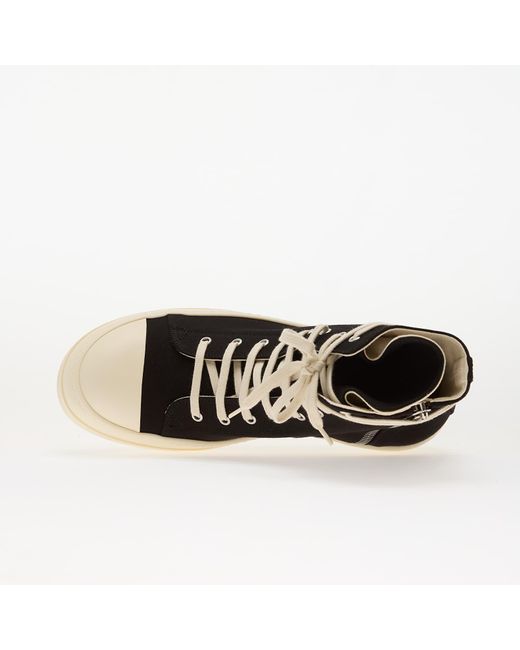 Rick Owens Black Sneakers Denim Shoes