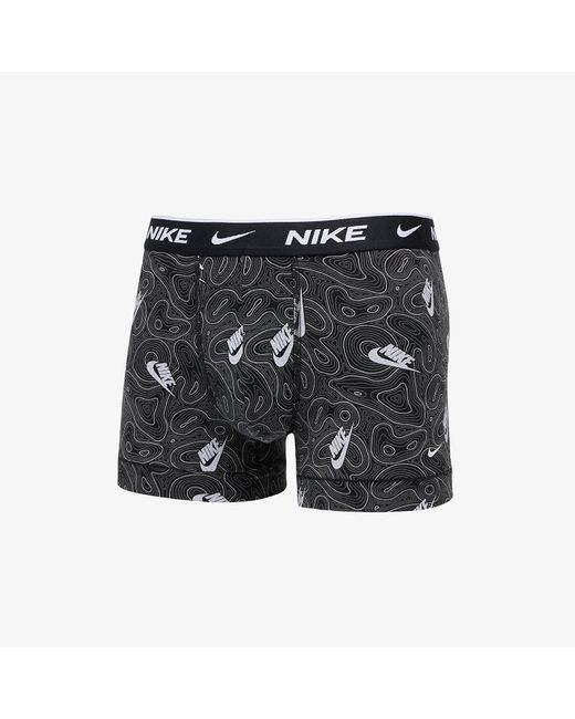 Nike Dri-Fit Everyday Cotton Stretch Trunk 3-Pack in het Multicolor voor heren