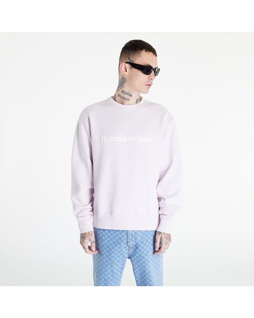 adidas Originals Pharrell Williams Basics Crew Sweatshirt (Gender Neutral)  Almost Pink in Weiß für Herren | Lyst AT