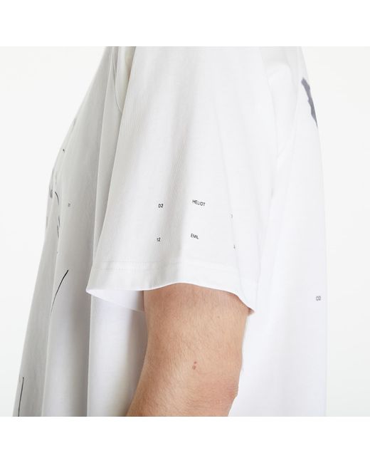 HELIOT EMIL White Formation T-shirt for men