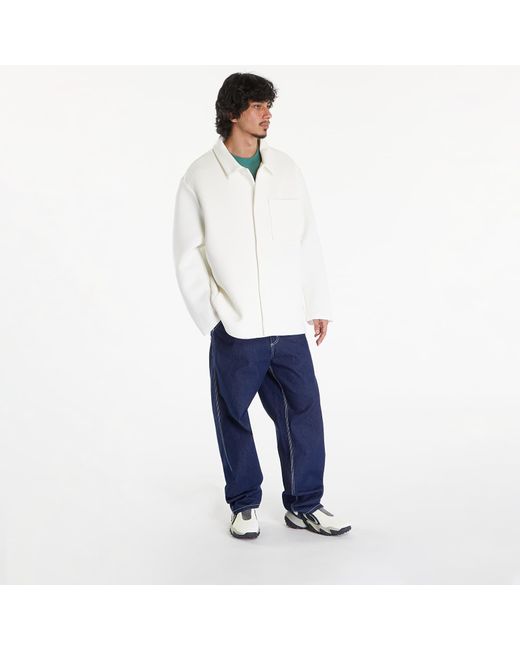 Nike Sportswear Tech Fleece Reimagined Oversized Shacket in het White voor heren