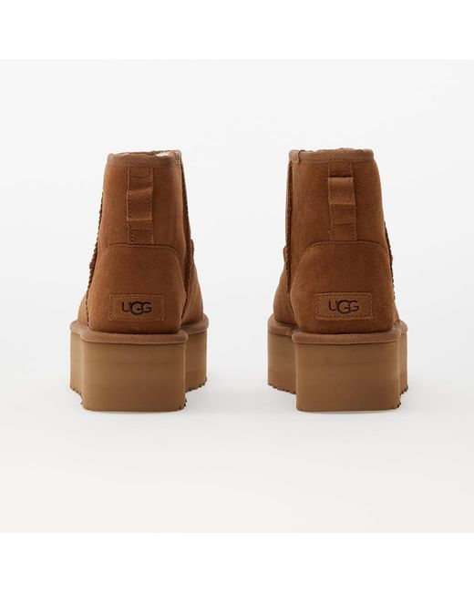 Ugg Brown W classic mini platform chestnut