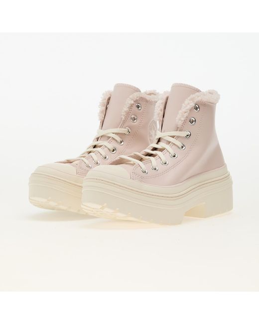 Converse Natural Sneakers Chuck Taylor All Star Lugged Heel Sherpa Blush Hush/ Egret/ Egret Eur