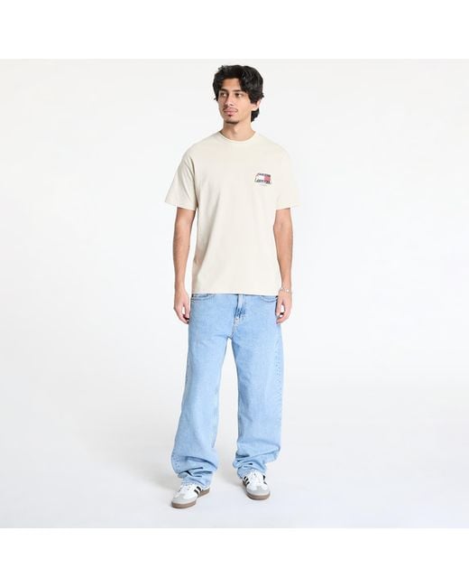 Tommy Hilfiger T-Shirt Tommy Jeans Rlx Novelty 1 Tee in het White voor heren