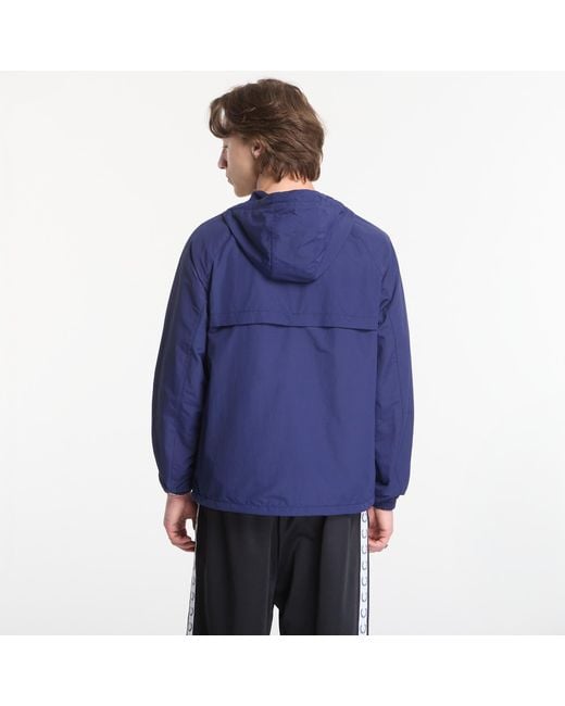 Fred Perry Blue Jacket Hooded Shell Jacket