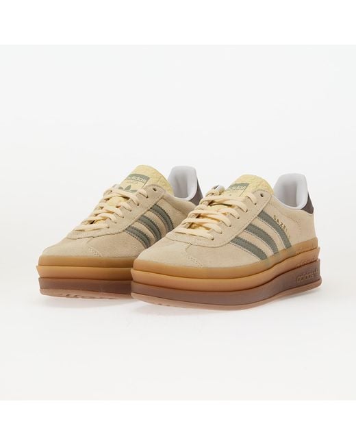 Adidas Originals White Sneakers Adidas Gazelle Bold W Warm Van/ Pebble/ Earth Strata Eur