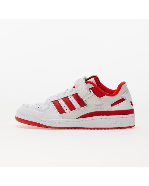 Adidas x Trap Kitchen Forum Low Ftw White/ Ftw White/ Vivid Red di adidas Originals | Lyst