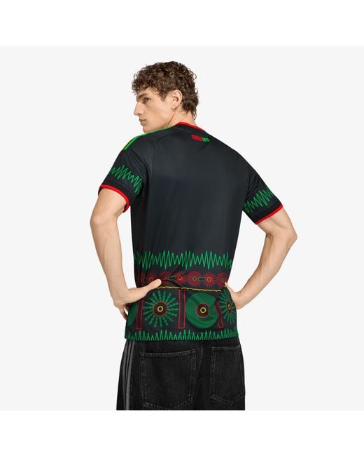 Adidas Jersey Adidas Jamaica 26 X Bob Marley Away Jersey in het Green voor heren