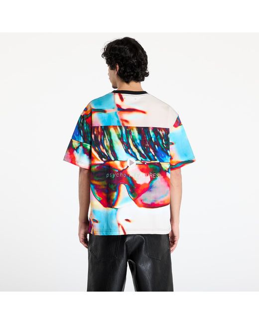 Pleasures T-Shirt Psycho Heavyweight Shirt in het Red voor heren