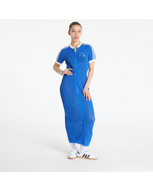 Adidas Originals Blue Premium Crochet Dress