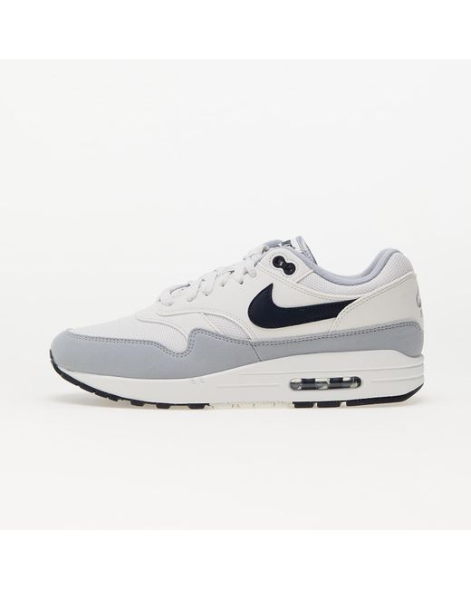 Nike air max 1 - men's white/wolf grey/black best sale