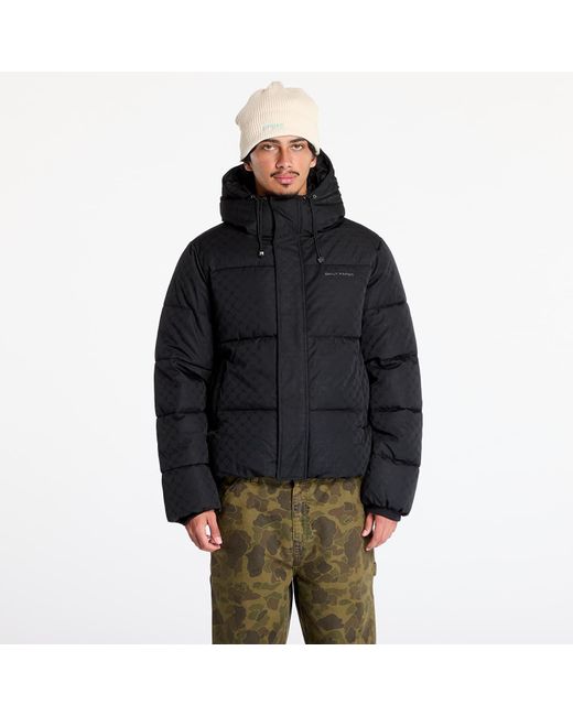Daily Paper Black Jacket Monogram Puffer Jacket for men