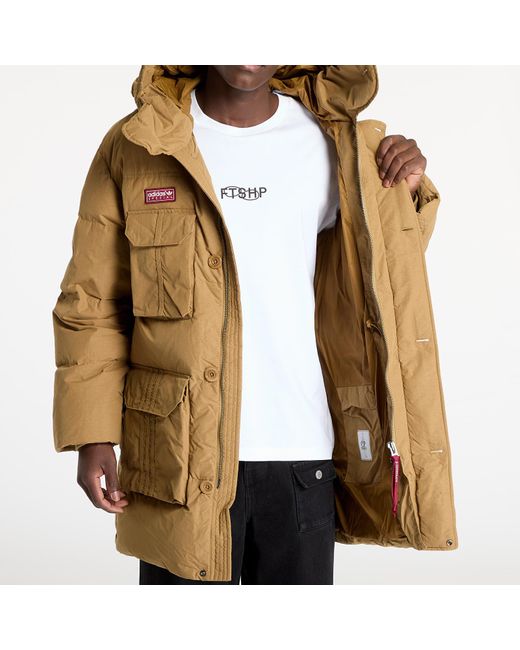 Adidas Originals Jas Adidas X C.P.Company Puffer Jacket in het Natural voor heren
