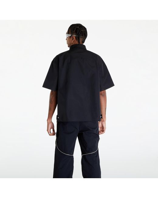 Camicia S/S Nylon Shirt W. Carabiner di HELIOT EMIL in Black da Uomo