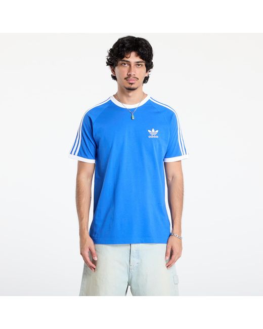Adidas Originals Blue T-Shirt Adidas 3-Stripes Tee