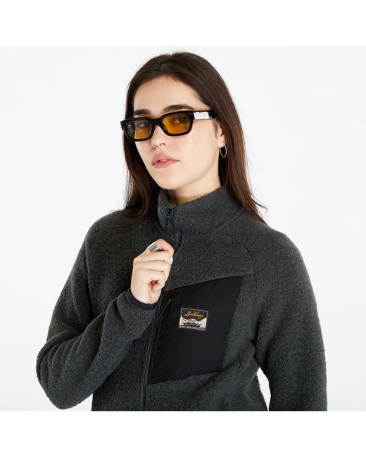 Lundhags Black Flok Pile Wool Fleece Jacket Seaweed