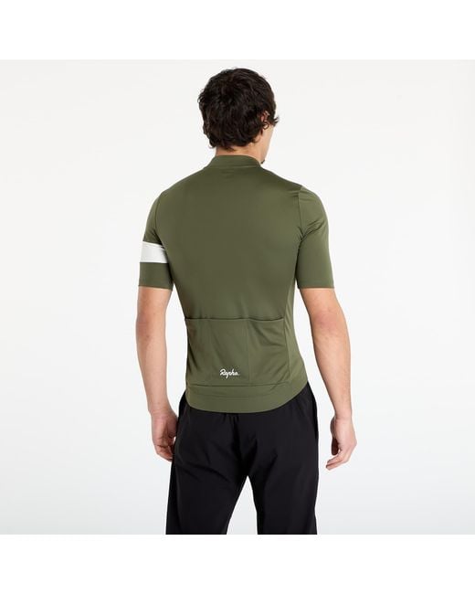 Rapha Jersey Core Jersey Dark in het Green voor heren
