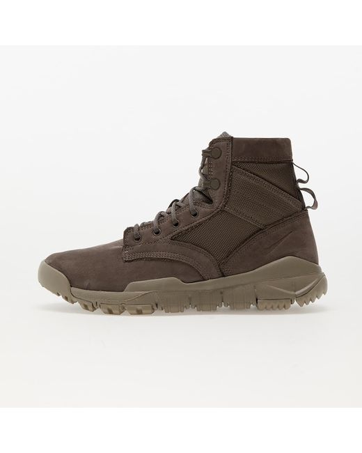 Sfb 6" nsw leather boot dark mushroom/ dark mushroom di Nike in Brown da Uomo