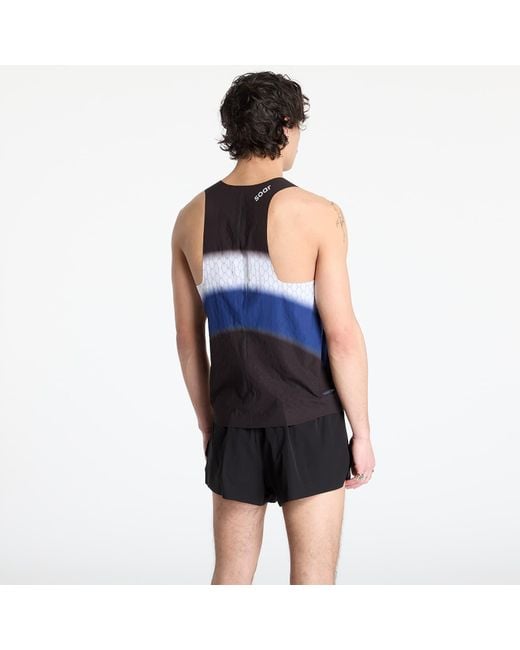 Soar Running Blue Vest Graphene Top for men
